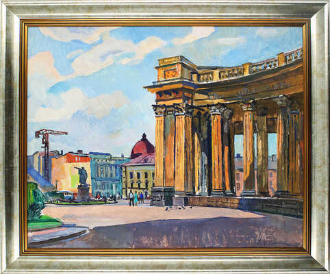 Храпак Георгий Васильевич. Ленинград. У Казанского собора